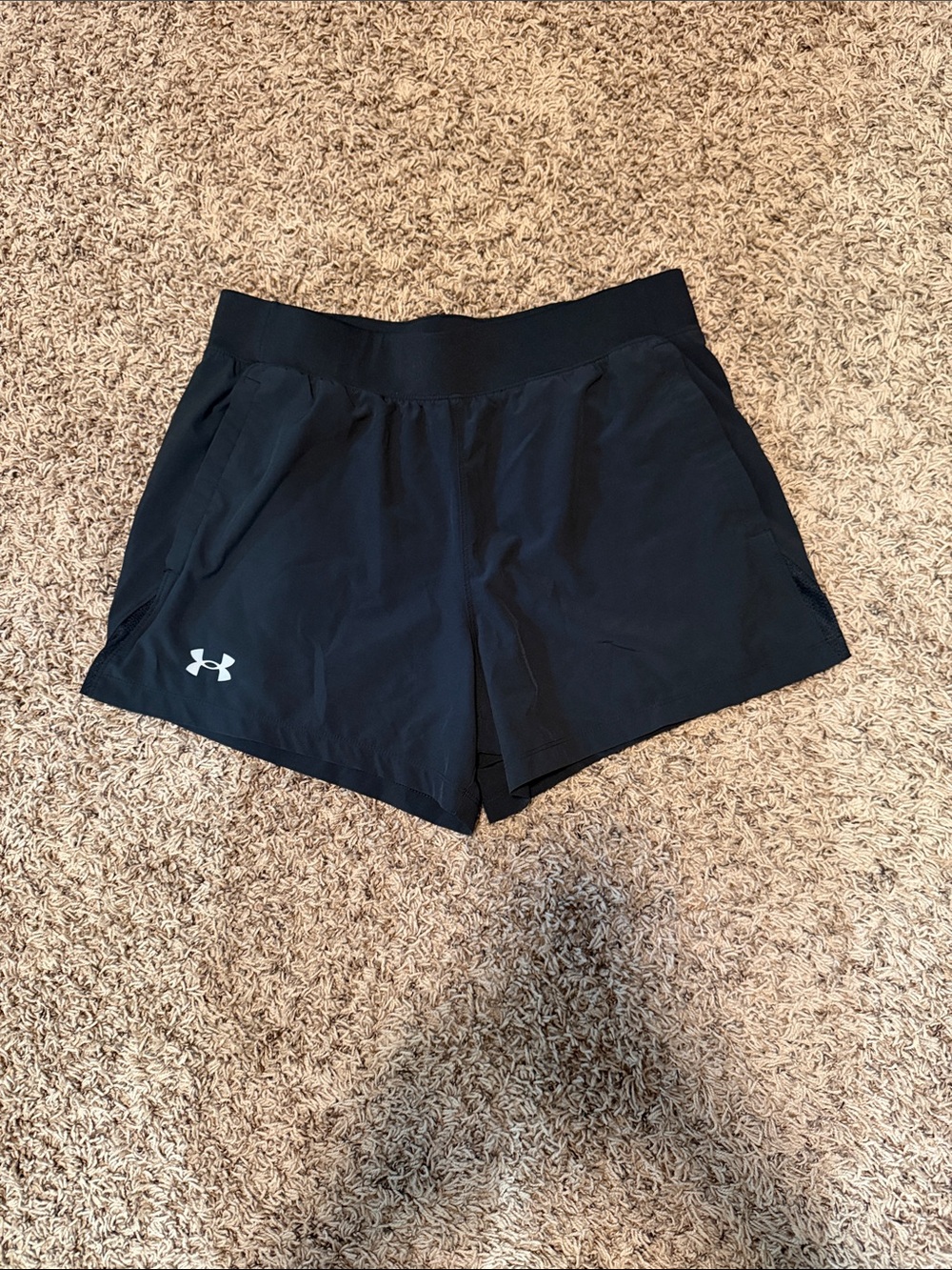 Under Armour Men’s 5inch Black Running Shorts